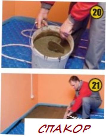 Теплый пол родными руками